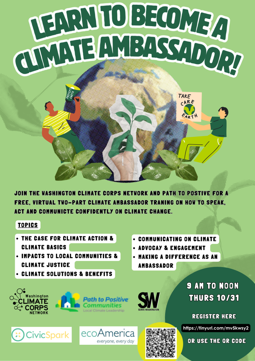 climate ambassador training flyer