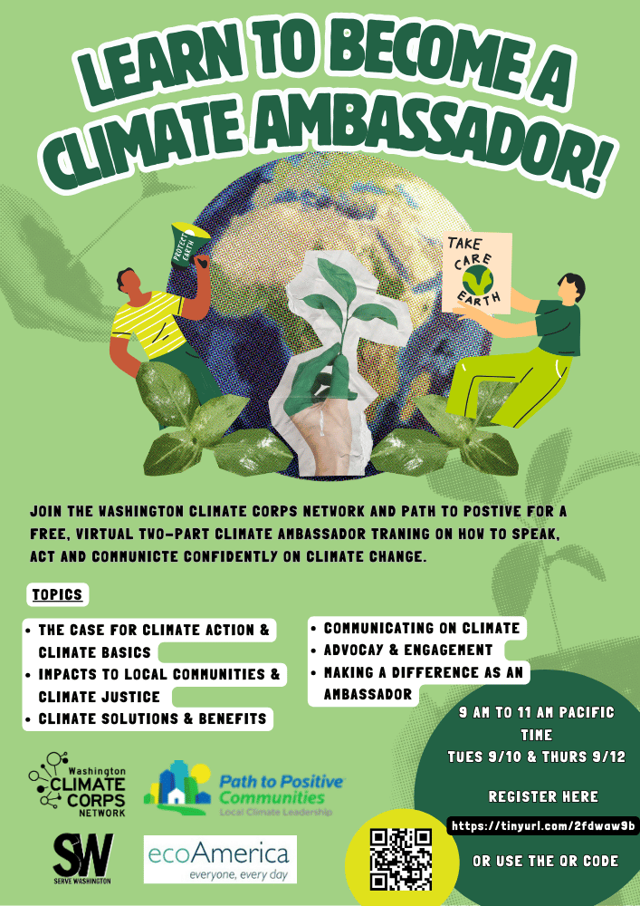 climate ambassador training flyer